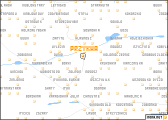 map of Przykwa