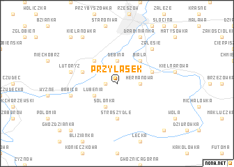 map of Przylasek