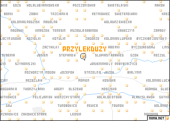 map of Przyłęk Duży