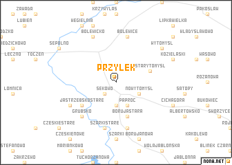 map of Przyłęk