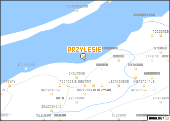 map of Przylesie