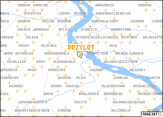 map of Przylot