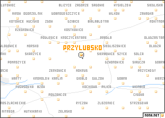 map of Przyłubsko