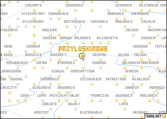 map of Przyłuski Nowe
