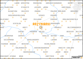 map of Przymiarki