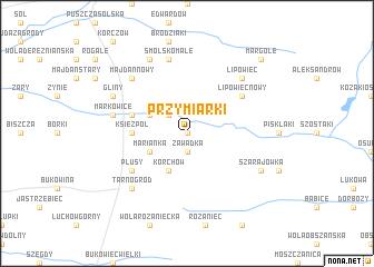 map of Przymiarki