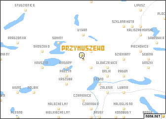 map of Przymuszewo