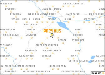 map of Przymus