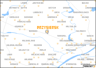 map of Przysiersk