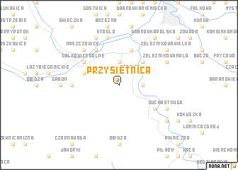 map of Przysietnica