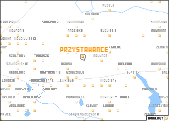 map of Przystawańce