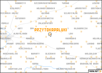 map of Przytoka Pałuki