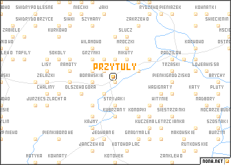 map of Przytuły