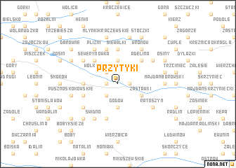 map of Przytyki