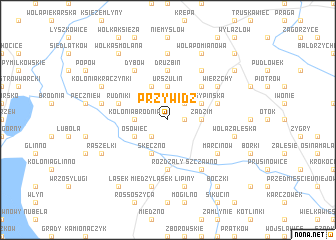 map of Przywidz