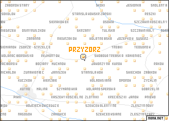 map of Przyzorz