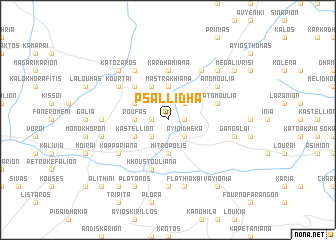 map of Psallídha