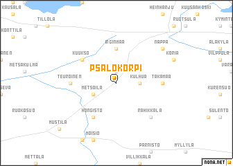 map of Psalokorpi