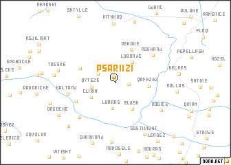 map of Psari i Zi