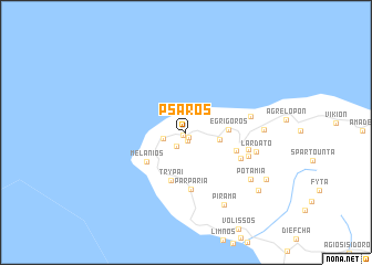 map of Psarós