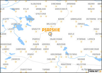 map of Psarskie