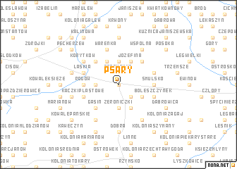 map of Psary