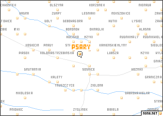 map of Psary