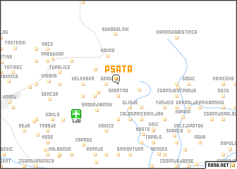 map of Pšata