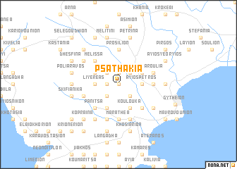 map of Psathákia