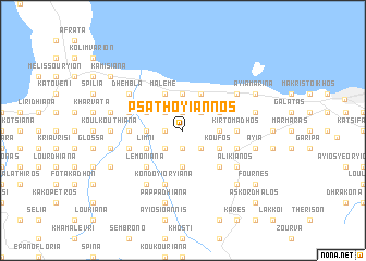 map of Psathoyiánnos