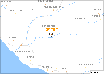 map of Psebe