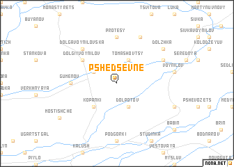map of Pshedsevne
