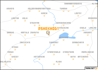 map of Pshekhody