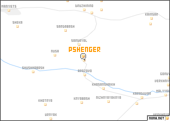 map of Pshenger