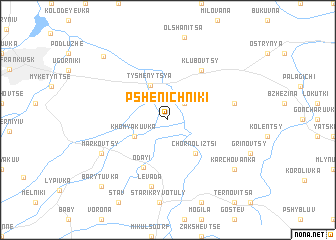 map of Pshenichniki