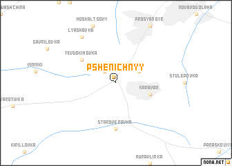 map of Pshenichnyy