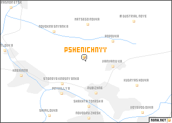 map of Pshenichnyy