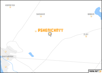 map of Pshenichnyy