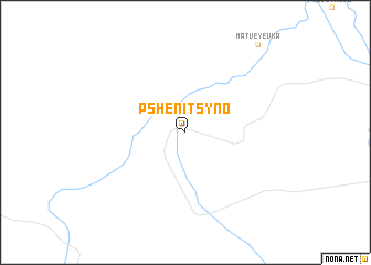 map of Pshenitsyno