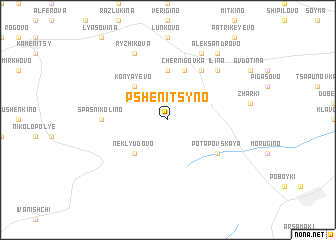map of Pshenitsyno
