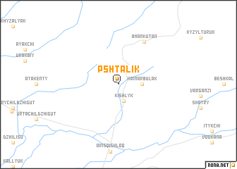 map of Pshtalik