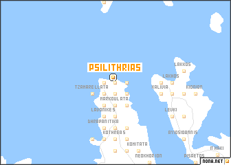 map of Psilithriás