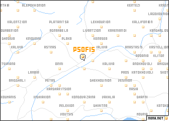 map of Psofís