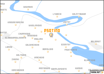 map of Psotino