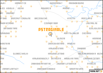 map of Pstrągi Małe