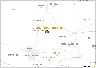 map of Psurskiy Khutor