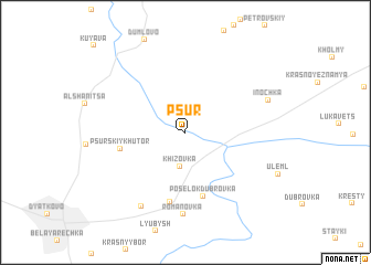 map of Psur\