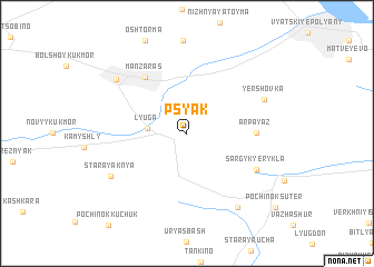 map of Psyak