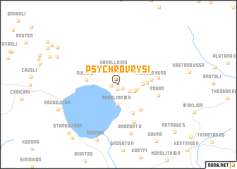 map of Psychróvrysi