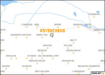 map of Psyshchevo